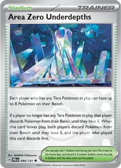 Area Zero Underdepths Poke ball Holo 94